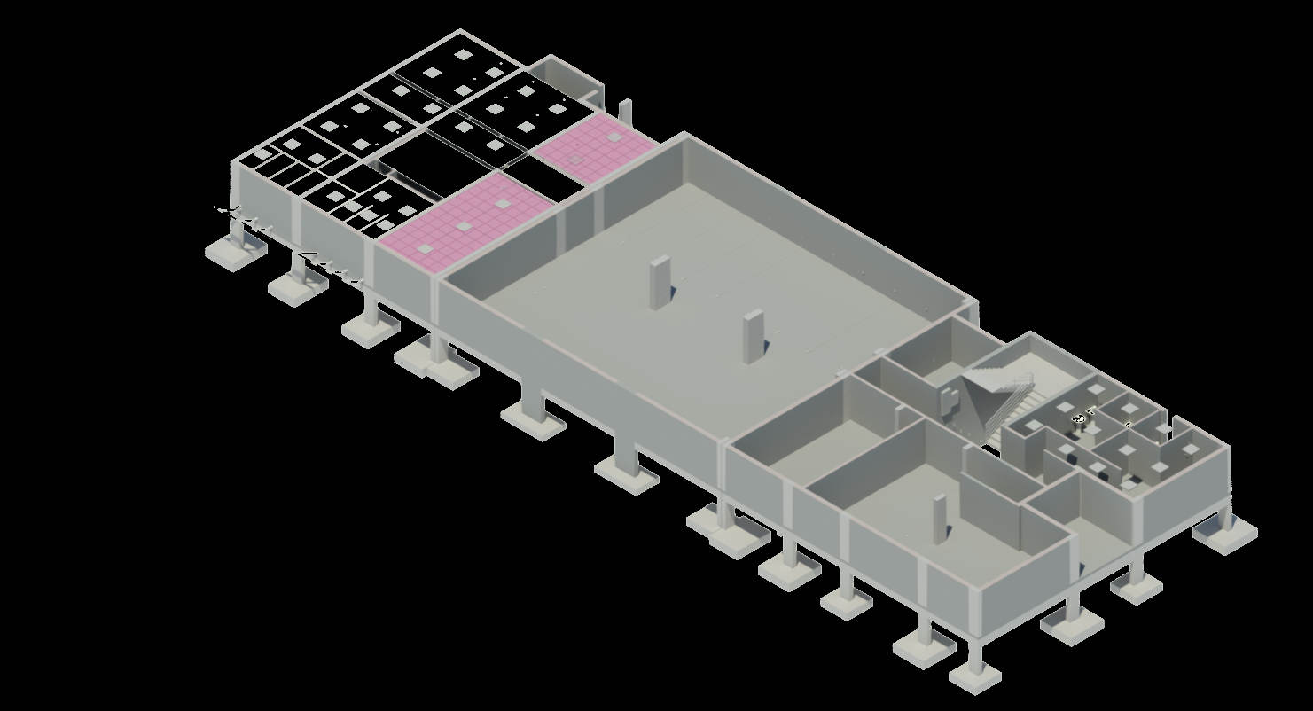 Maquette numérique multi-lots réalisée par notre bureau d'études BIM